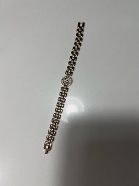 Michael Kors Gold Link Bracelet with MK Logo